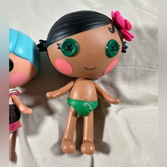 Lalaloopsy 7” Little Sister Dolls Lot Of 4 Dressed / Undressed Bundle - Picture 2 of 16